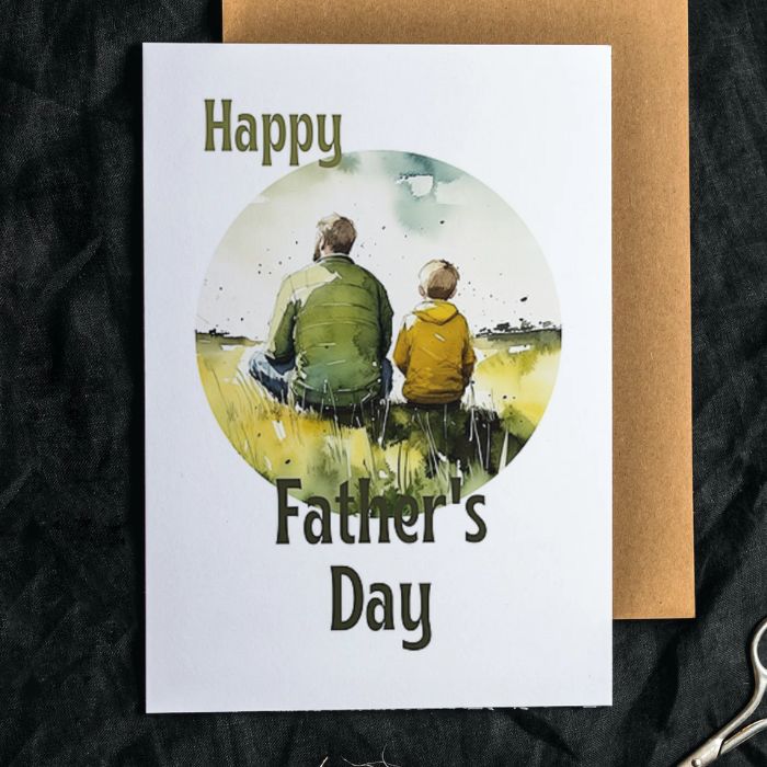 Printable Father's Day Card Father and Son #10