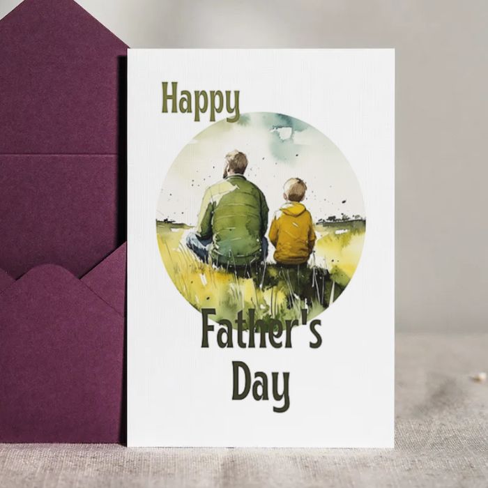 Printable Father's Day Card Father and Son #10