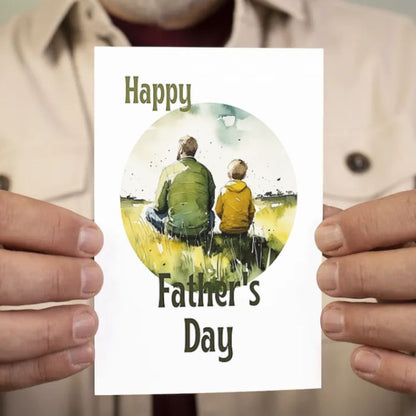 Printable Father's Day Card Father and Son #10