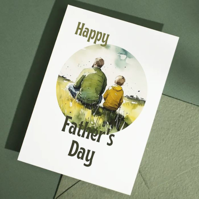 Printable Father's Day Card Father and Son #10