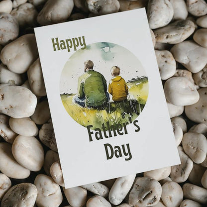 Printable Father's Day Card Father and Son #10