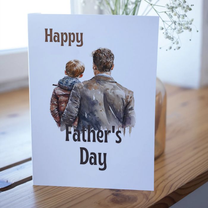 Printable Father's Day Card Father and Son #2