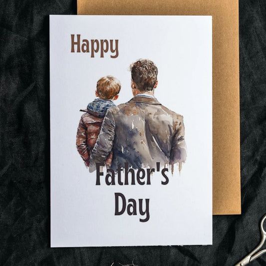 Printable Father's Day Card Father and Son #2