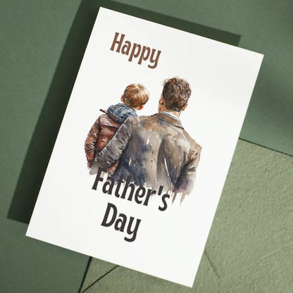 Printable Father's Day Card Father and Son #2