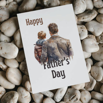 Printable Father's Day Card Father and Son #2