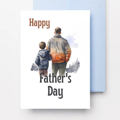 Printable Father's Day Card Father and Son #3