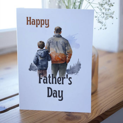 Printable Father's Day Card Father and Son #3