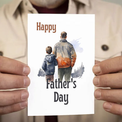 Printable Father's Day Card Father and Son #3