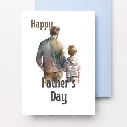 Printable Father's Day Card Father and Son #5