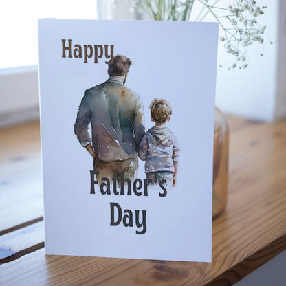 Printable Father's Day Card Father and Son #5