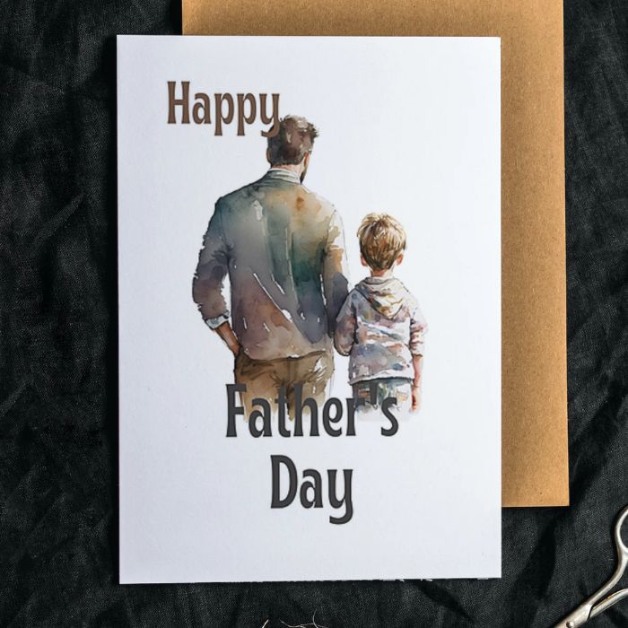 Printable Father's Day Card Father and Son #5