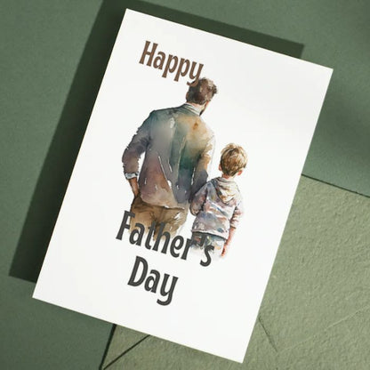 Printable Father's Day Card Father and Son #5