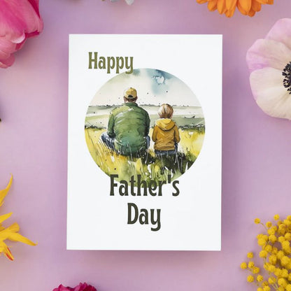 Printable Father's Day Card Father and Son #8