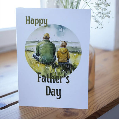 Printable Father's Day Card Father and Son #8