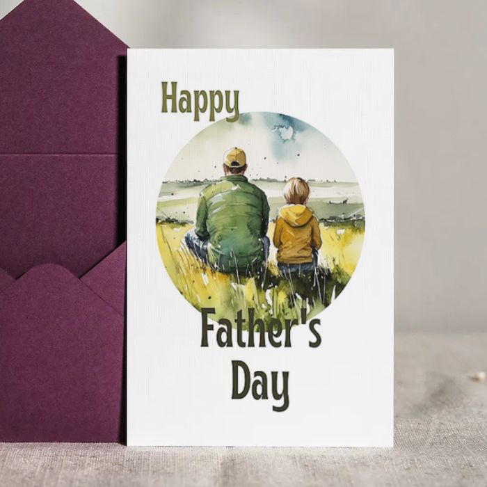 Printable Father's Day Card Father and Son #8