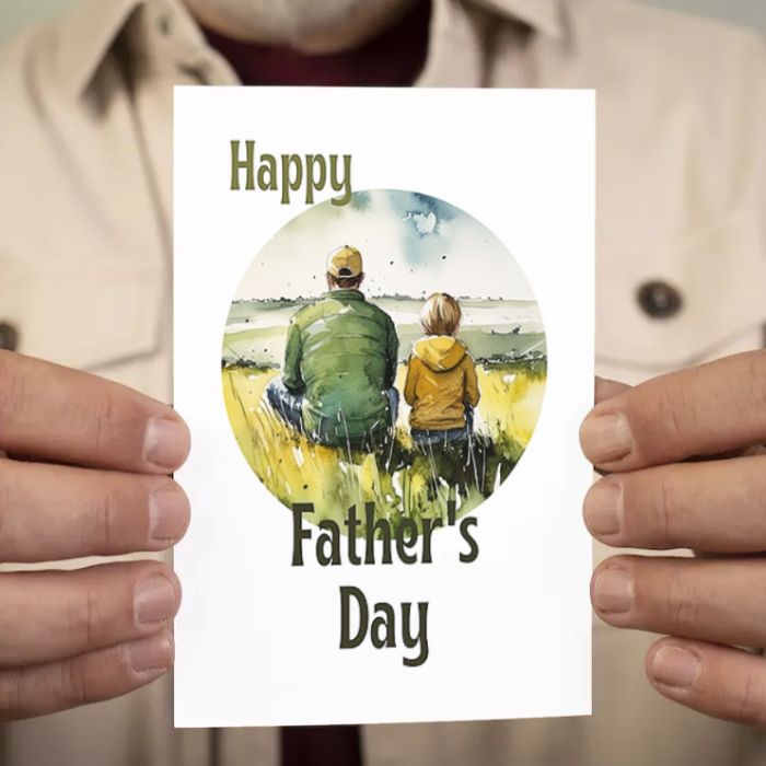 Printable Father's Day Card Father and Son #8