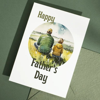 Printable Father's Day Card Father and Son #8