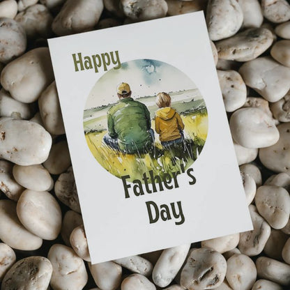 Printable Father's Day Card Father and Son #8