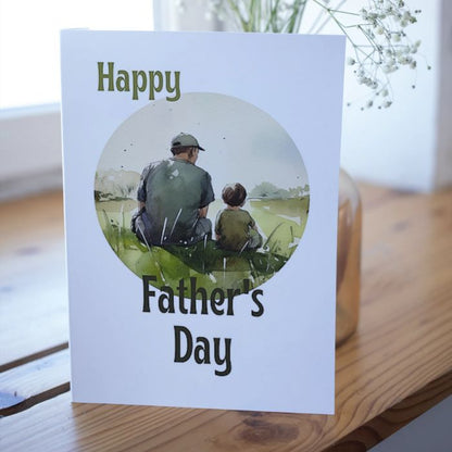 Printable Father's Day Card Father and Son #9