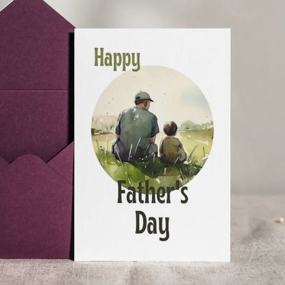 Printable Father's Day Card Father and Son #9