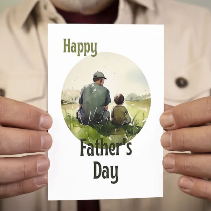 Printable Father's Day Card Father and Son #9