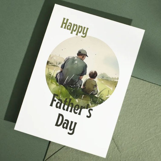 Printable Father's Day Card Father and Son #9