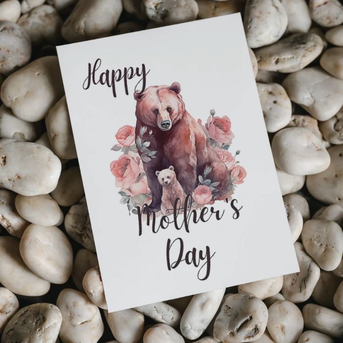 Printable Mother's Day Card Bear