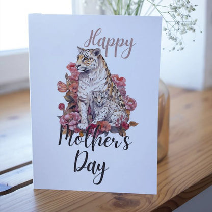 Printable Mother's Day Card Gepard