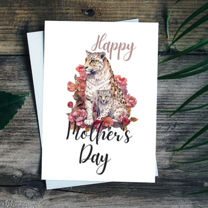 Printable Mother's Day Card Gepard