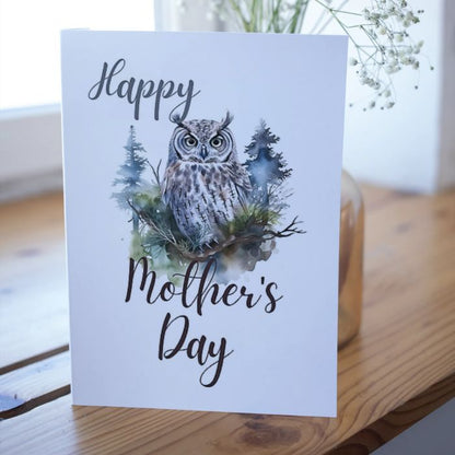 Printable Mother's Day Card Owl #2