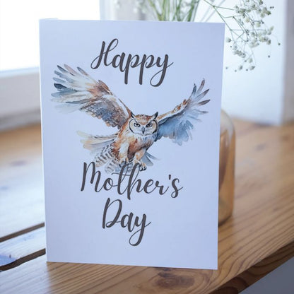 Printable Mother's Day Card Owl #4