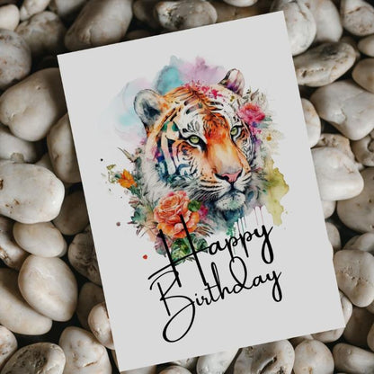 Printable Tiger Birthday Card #15