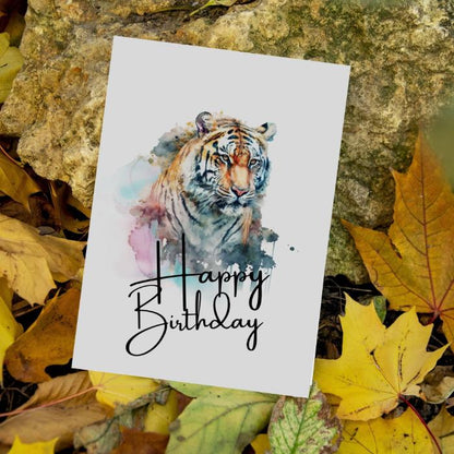 Printable Tiger Birthday Card #8