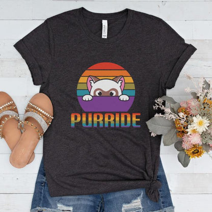 Rainbow Pride Shirt Purride