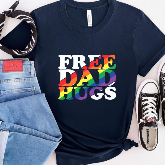 Ally Pride Shirt Free Dad Hugs