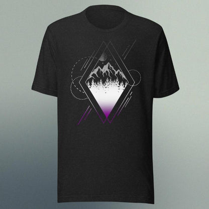 Subtle Asexual Shirt Geometric Nature