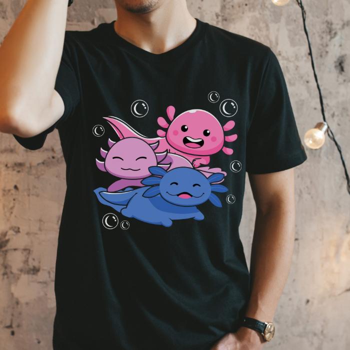 Bisexual Axolotl Shirt