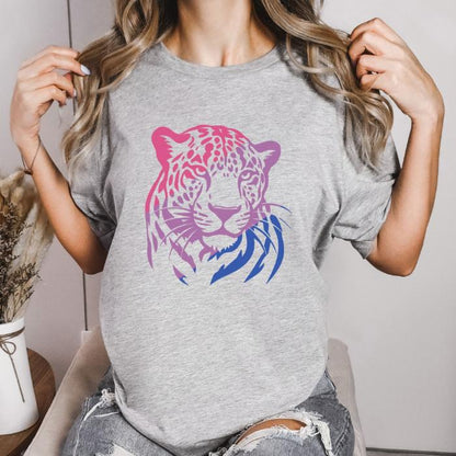 Bisexual Shirt Leopard - Wildlife Bi Pride Shirt