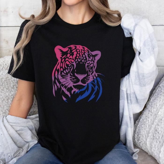 Bisexual Shirt Leopard - Wildlife Bi Pride Shirt