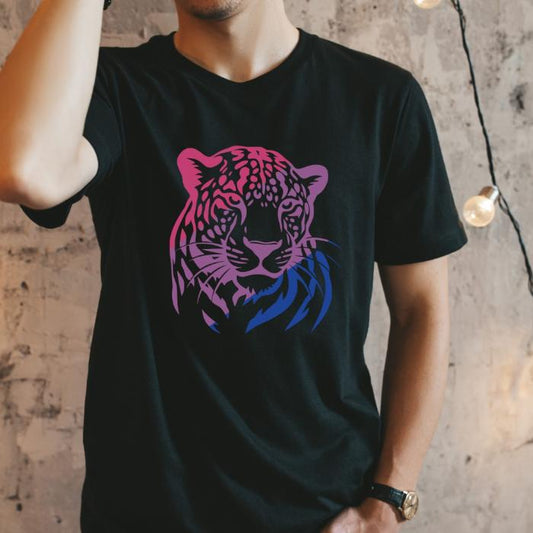 Bisexual Shirt Leopard - Wildlife Bi Pride Shirt