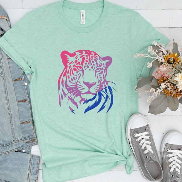 Bisexual Shirt Leopard - Wildlife Bi Pride Shirt