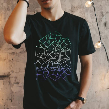 Subtle MLM Pride Shirt 3D Cubic Design