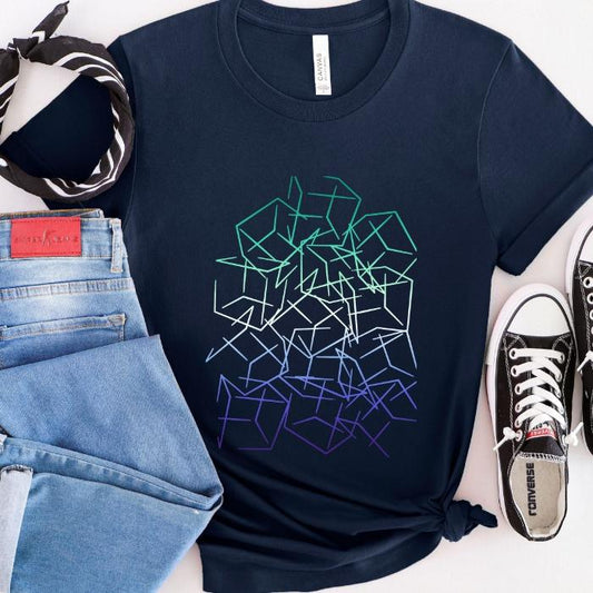 Subtle MLM Pride Shirt 3D Cubic Design