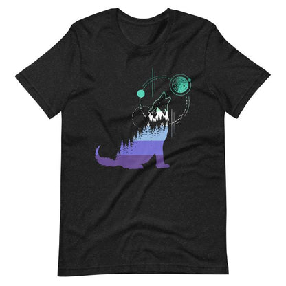 MLM Shirt Wolf Nature Graphic