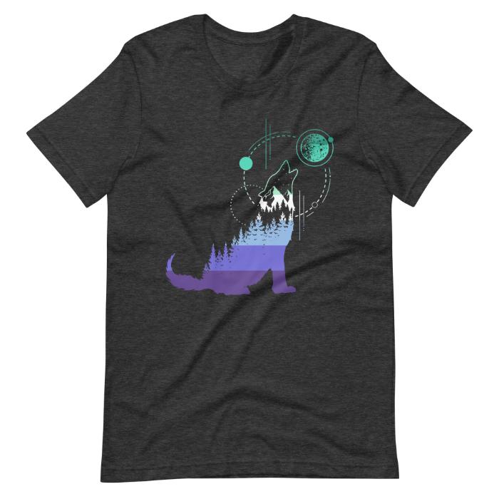 MLM Shirt Wolf Nature Graphic