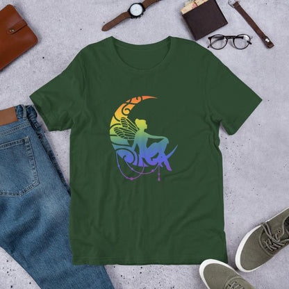 Rainbow Pride Shirt Fairy On Moon