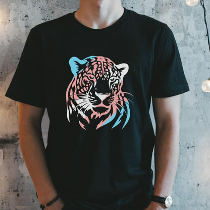 Transgender Shirt Leopard - Wildlife Trans Pride Tee