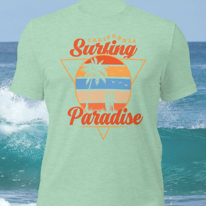 Surfing Shirt California Surfing Paradise