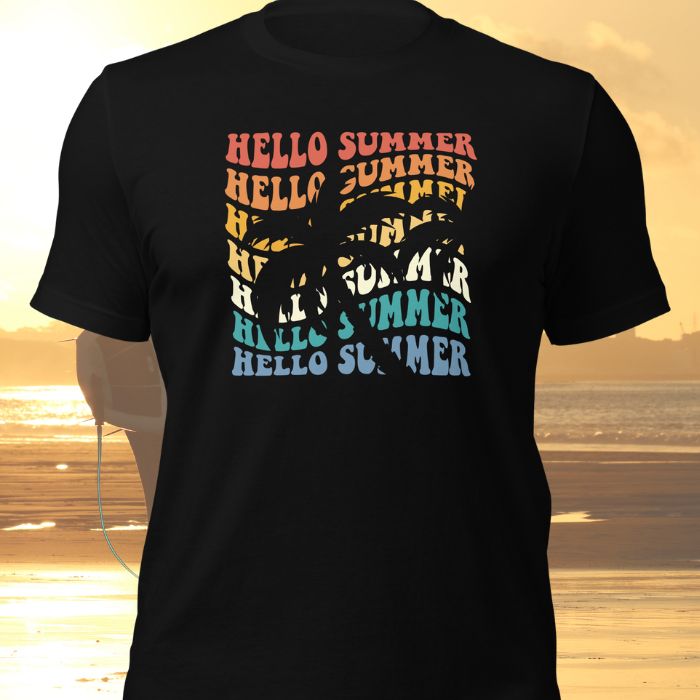 Surfing Shirt Hello Summer