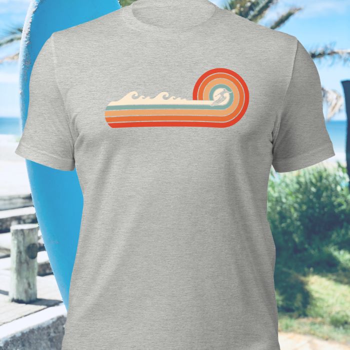 Surfing Shirt Retro Wave Rider